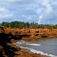 Die Küste von Prince Edward Island.